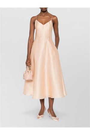 Light pink Silk midi dress ALBERTA FERRETTI | A040716190180